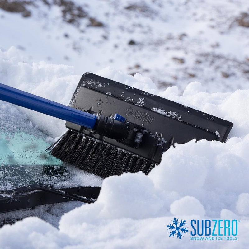SubZero 14015 54" Avalanche Snowbroom for Truck, Car with Pivoting Brush Head and Squeegee - Image 5